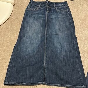 Maurices Blue Denim Skirt